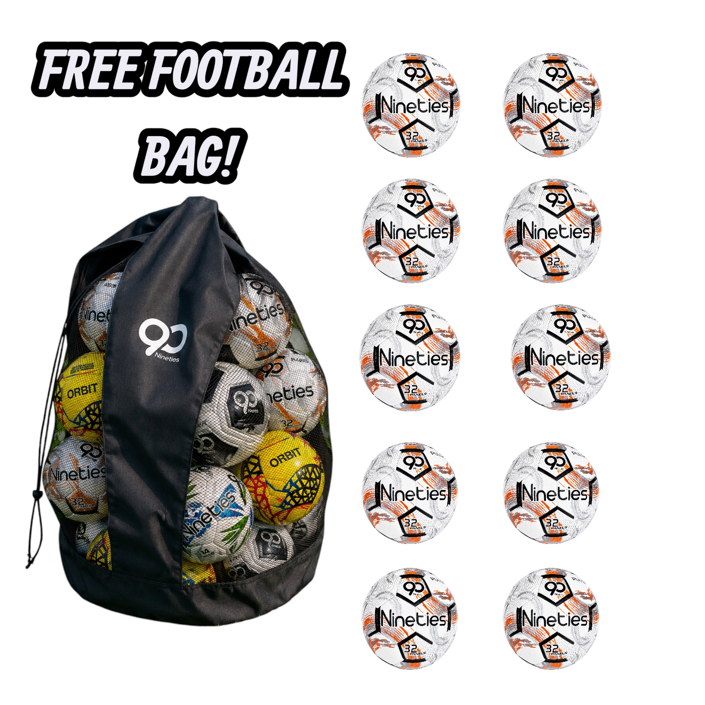 Nineties Pulse Match Football Bundle